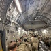U.S. Army 173d Airborne Brigade departs for Exercise African Lion 22