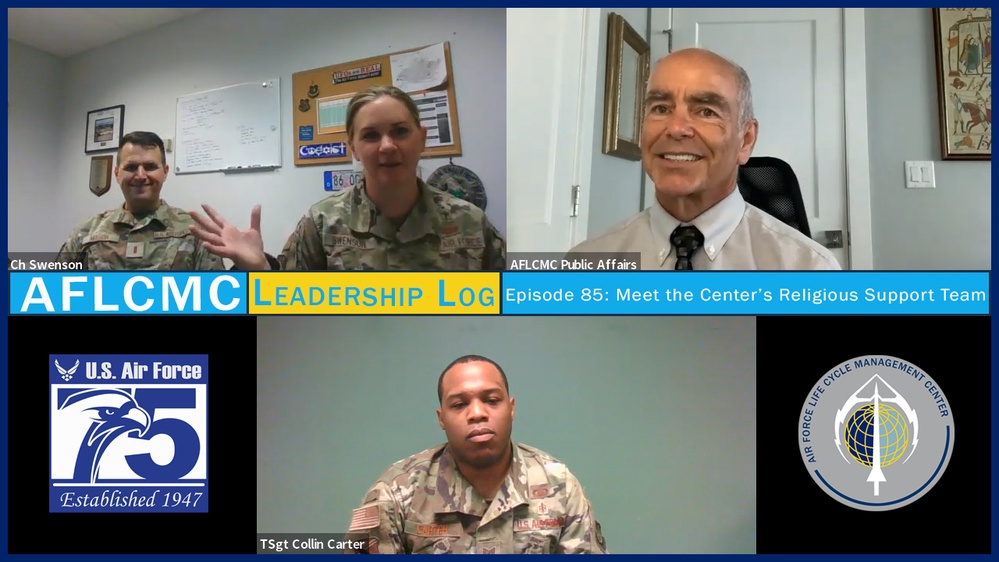 AFLCMC Leadership Log Podcast Episode 85: Meet the Center's Religious Support team