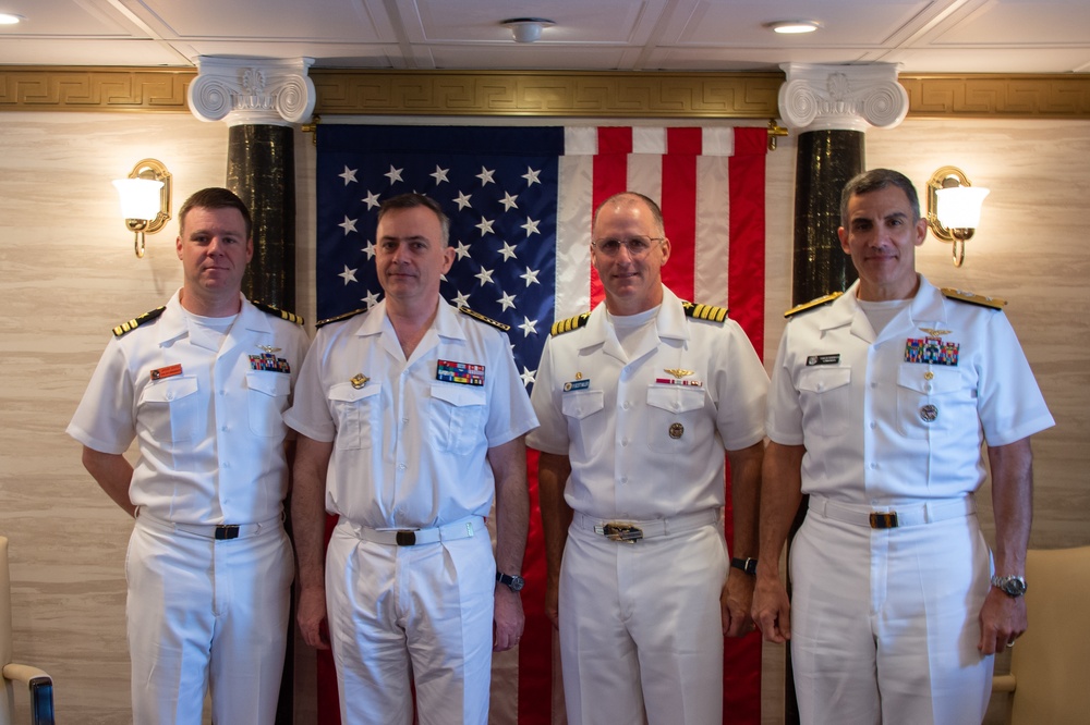 Chief of French Navy Visits USS Carl Vinson (CVN 70)