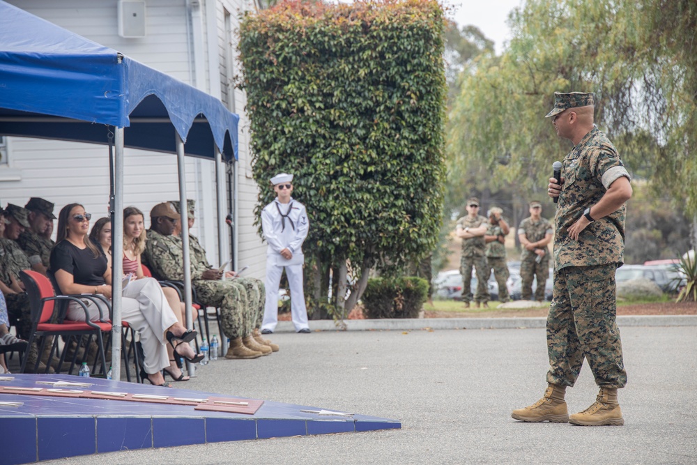 1st MARDIV Change of Charge