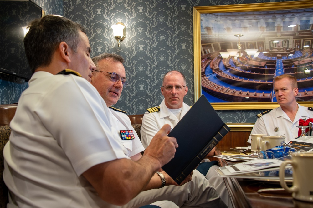 Chief of French Navy Visits USS Carl Vinson (CVN 70)