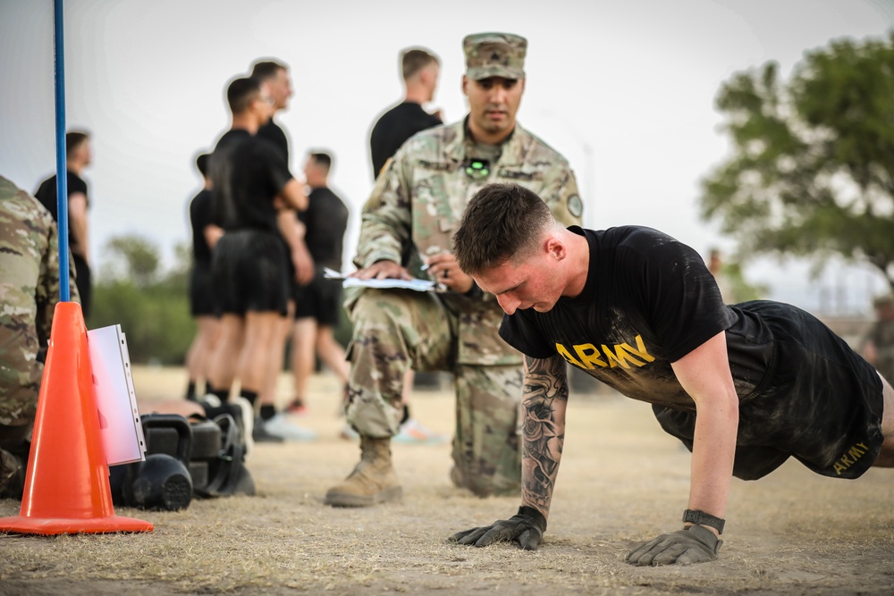 Soldiers compete in the III Armored Corps Best Squad Competition 2022