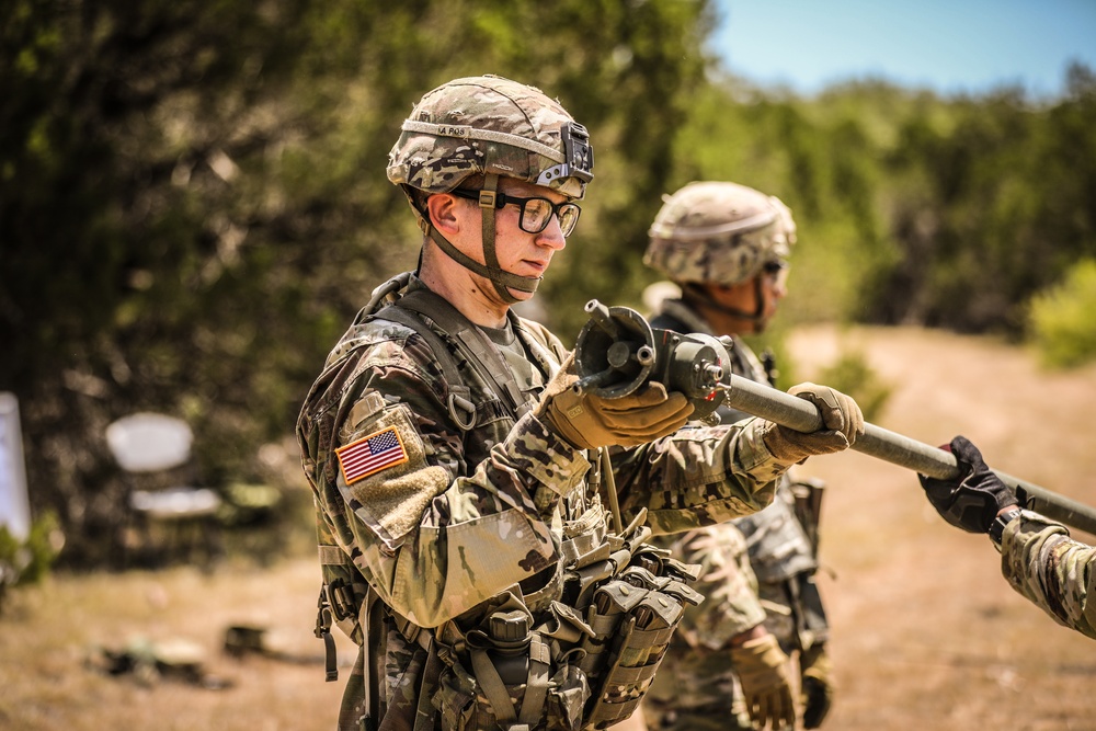 Soldiers compete in the III Armored Corps Best Squad Competition 2022