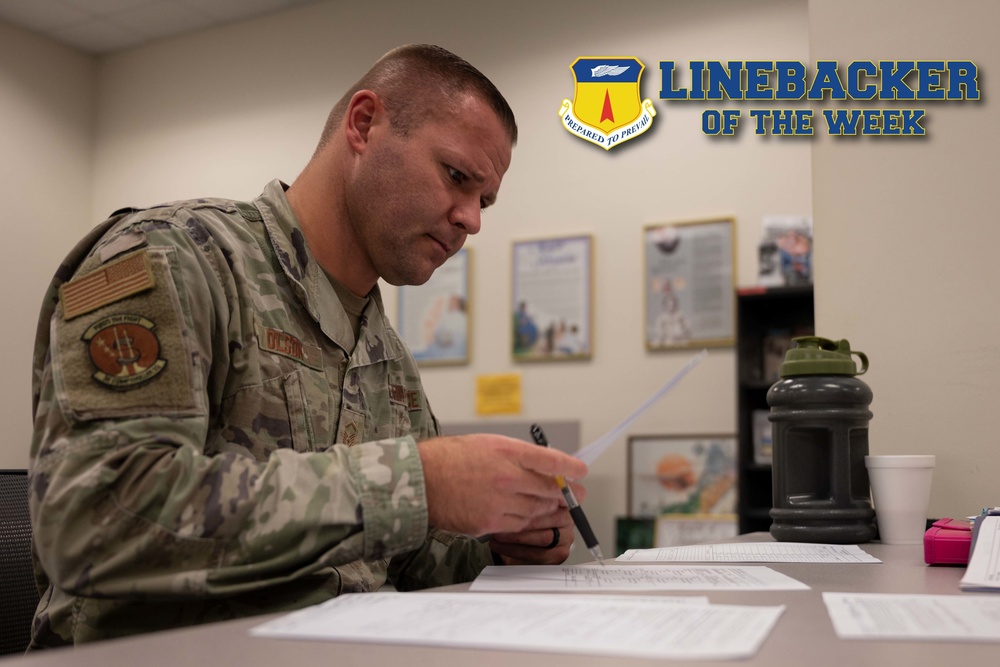 Linebacker of the Week: Master Sgt. Christopher Olson