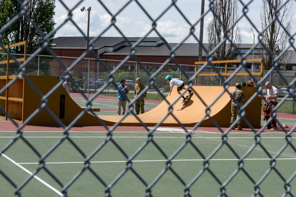 Team Fairchild's new skate park