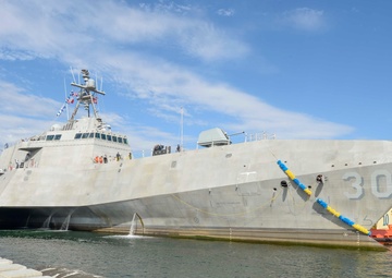 PCU Canberra (LCS 30) Arrives at San Diego Homeport for First Time