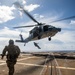 Sailors from USS Abraham Lincoln Conduct a Helicopter Visit, Board, Search and Seizure Exercise with USS Dewey