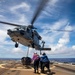 Sailors Aboard USS Dewey (DDg 105) Conduct Vertical Replenishment With USS Mobile Bay (CG 53)