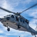 Sailors Aboard USS Dewey (DDg 105) Conduct Vertical Replenishment With USS Mobile Bay (CG 53)