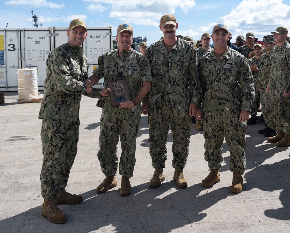 USS Missouri Receives the McCracken Award