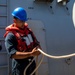 Sailors Aboard USS Dewey Conduct Search and Rescue Training With USS Mobile Bay
