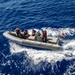 Sailors Aboard USS Dewey Conduct Search and Rescue Training With USS Mobile Bay
