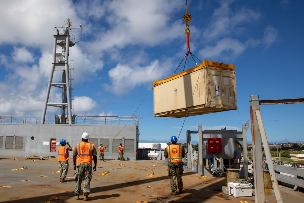 NCHB Det Guam onload cargo operations