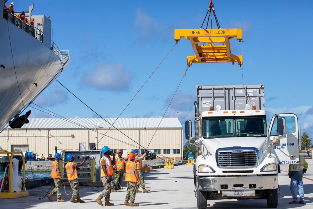 NCHB Det Guam onload cargo operations