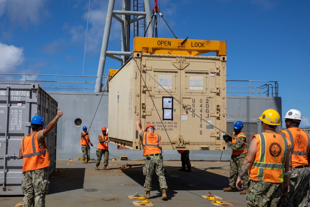NCHB Det Guam onload cargo operations