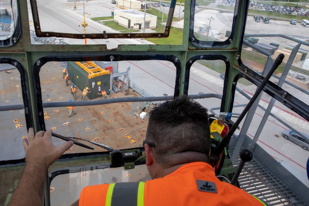 NCHB Det Guam onload cargo operations