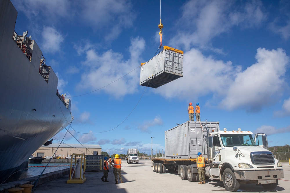 NCHB Det Guam onload cargo operations