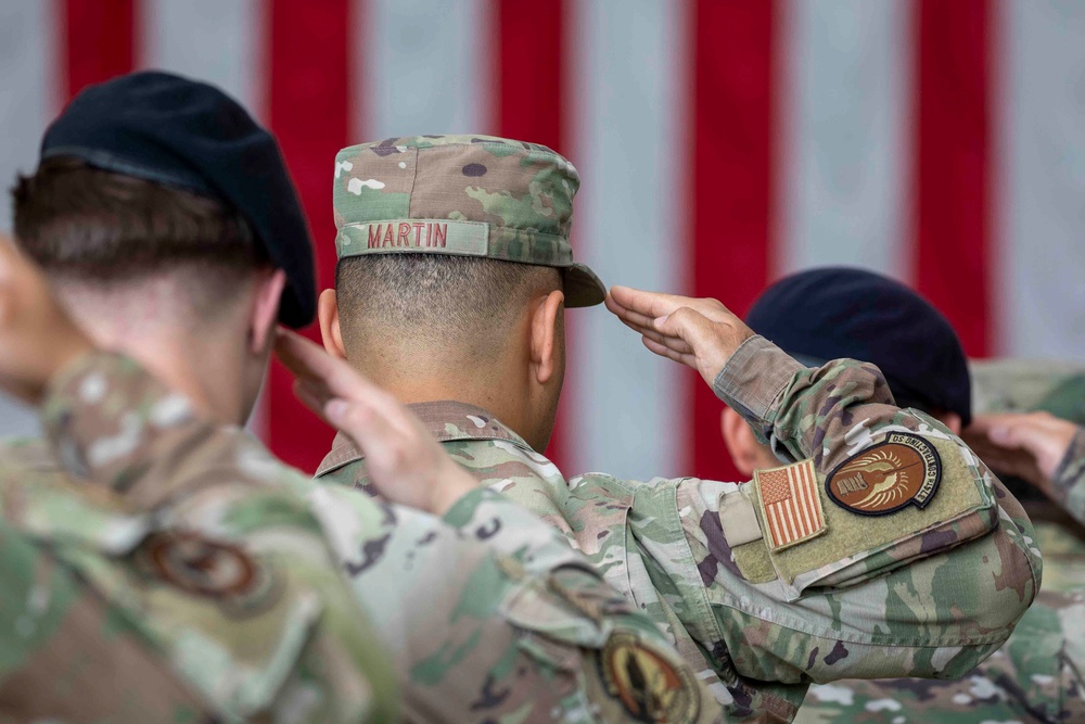 The 374th Airlift Wing Change of Command Ceremony