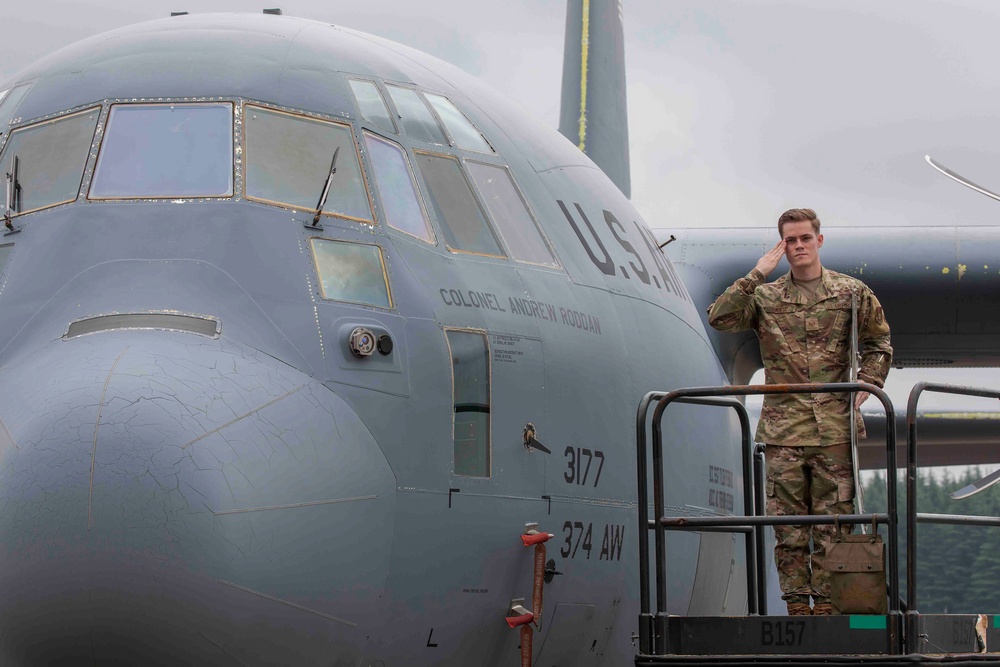 The 374th Airlift Wing Change of Command Ceremony