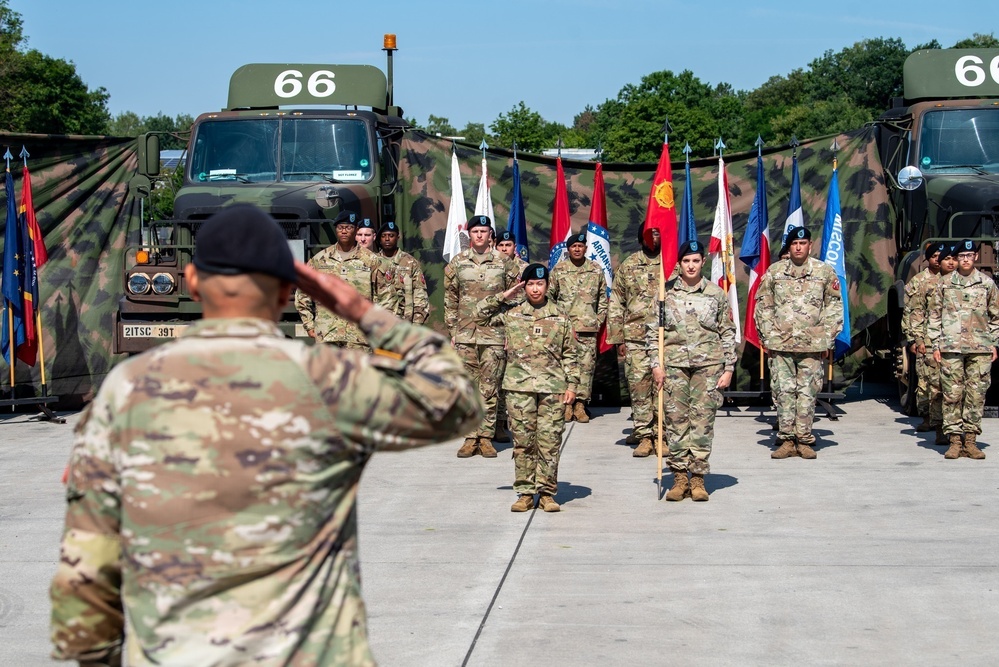 66th Transportation Company Conducts Change of Command