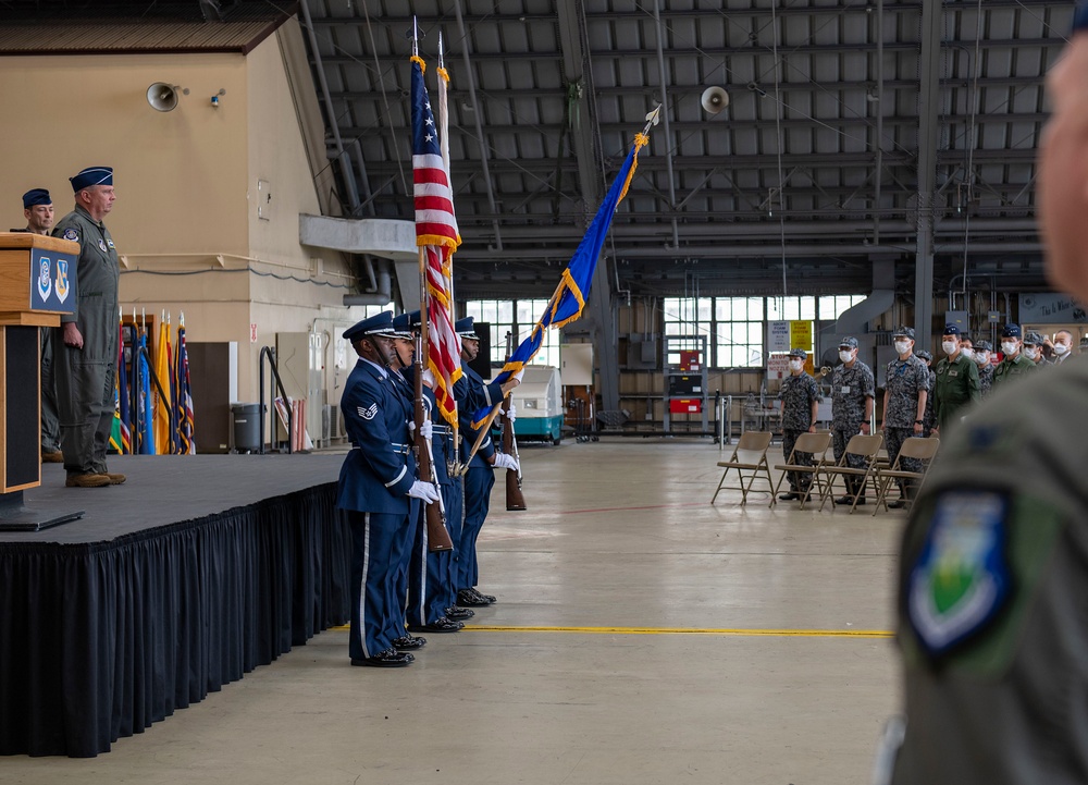 Col. Roddan receives command of the 374th Airlift Wing