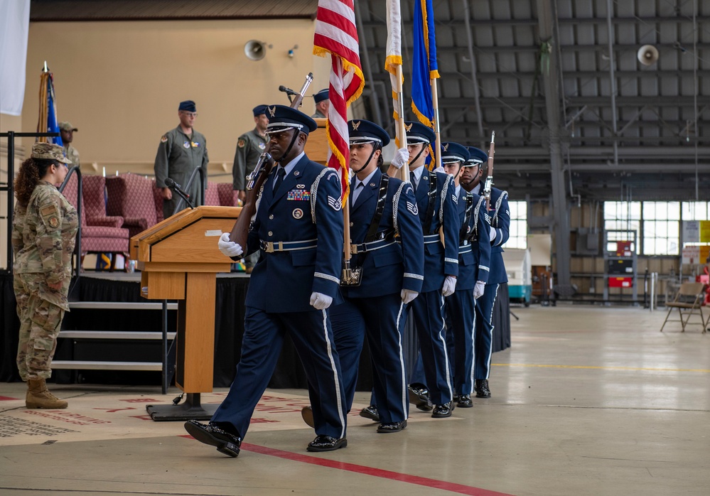 Col. Roddan receives command of the 374th Airlift Wing