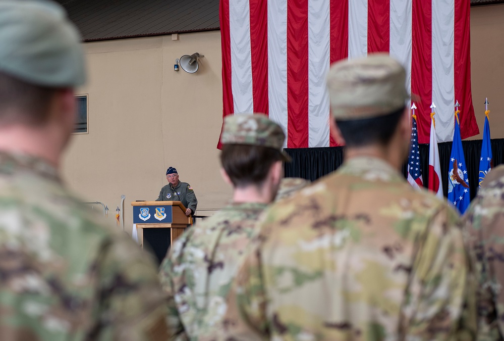 Col. Roddan receives command of the 374th Airlift Wing