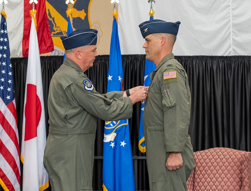 Col. Roddan receives command of the 374th Airlift Wing