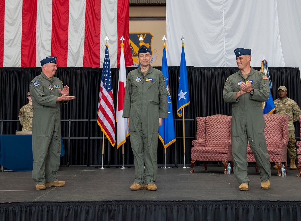 Col. Roddan receives command of the 374th Airlift Wing