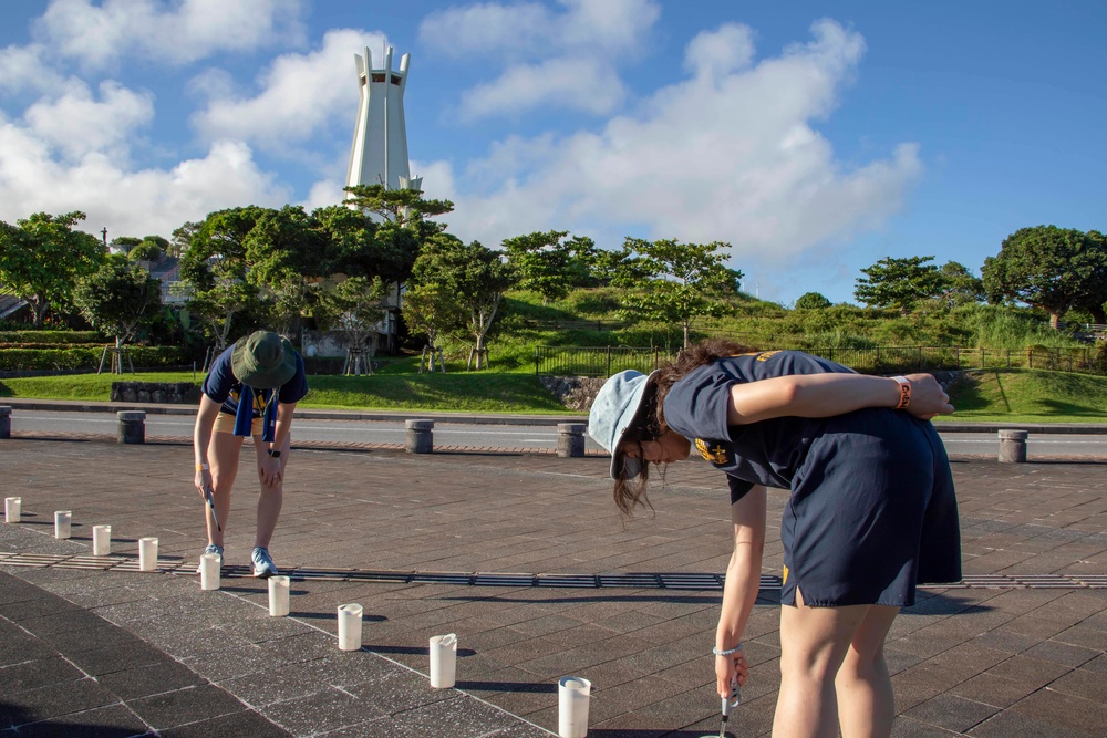 Okinawa Memorial Day Candle Lighting