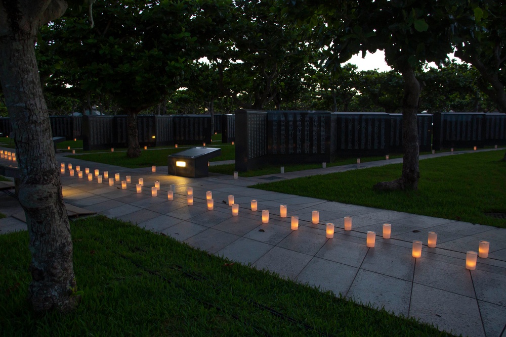 Okinawa Memorial Day Candle Lighting