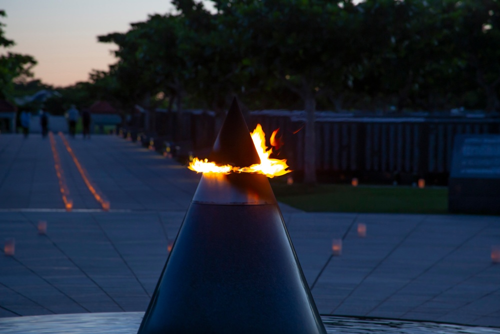 Okinawa Memorial Day Candle Lighting