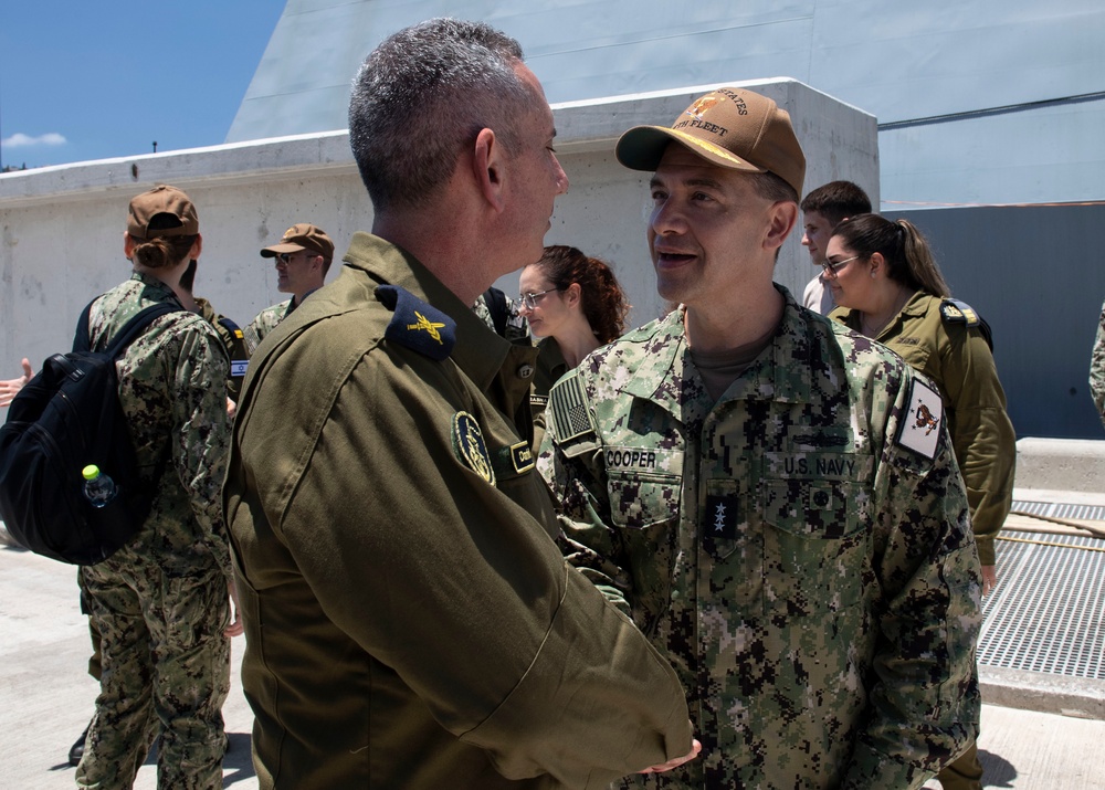 Vice Adm. Cooper Visits Israel