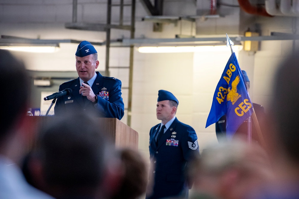 DVIDS - Images - 423d CES Change of Command [Image 7 of 13]