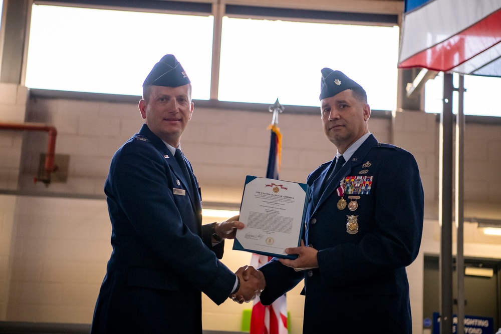 423d CES Change of Command