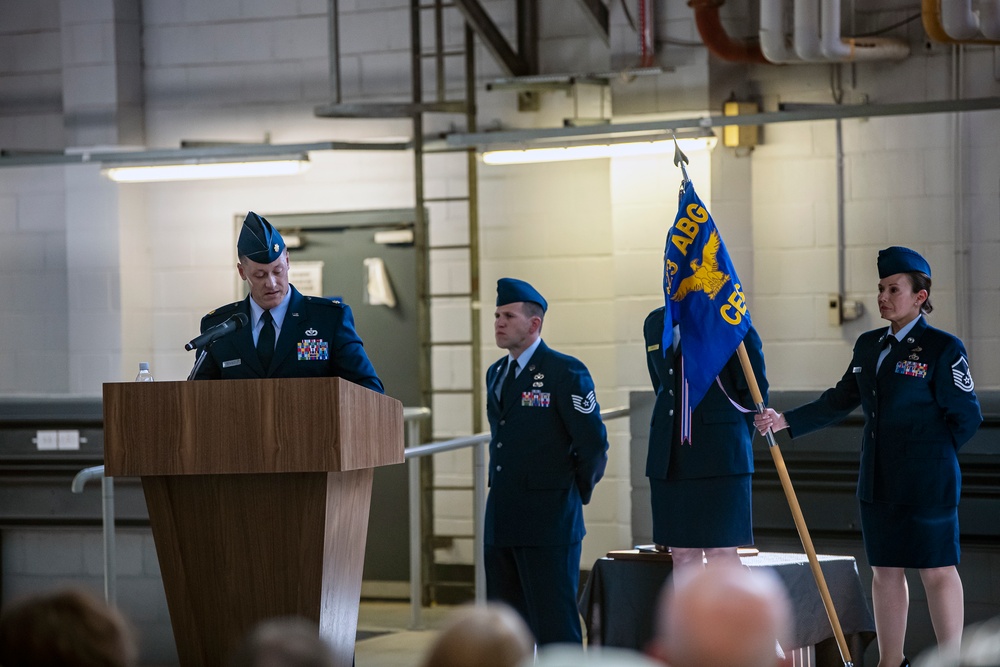 423d CES Change of Command