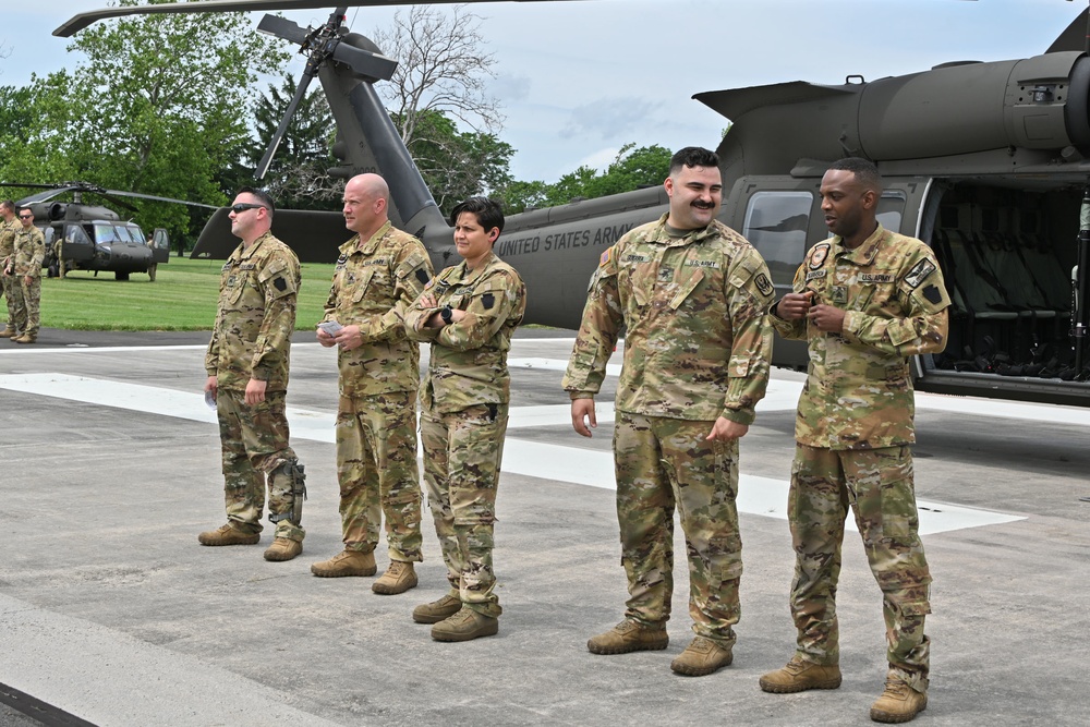 Fort Dix – U.S. ASA Fort Dix Headquarters VIP Lift  UH-60s – Wurmann Hall Lift Pad