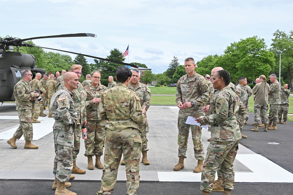 Fort Dix – U.S. ASA Fort Dix Headquarters VIP Lift  UH-60s – Wurmann Hall Lift Pad