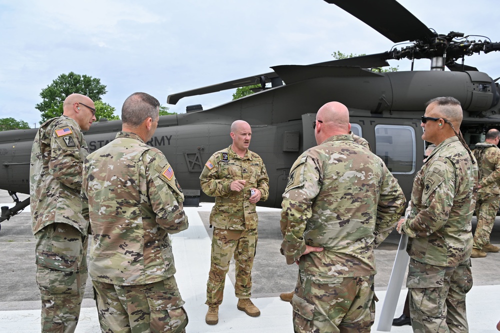 Fort Dix – U.S. ASA Fort Dix Headquarters VIP Lift  UH-60s – Wurmann Hall Lift Pad