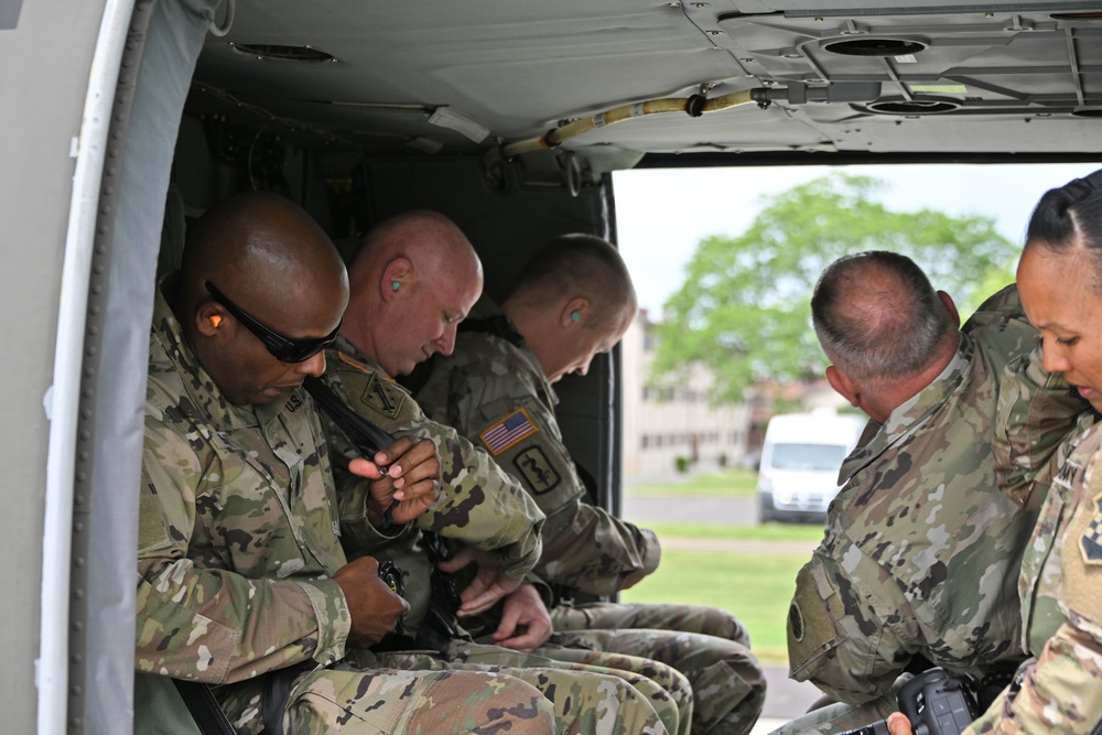 Fort Dix – U.S. ASA Fort Dix Headquarters VIP Lift  UH-60s – Wurmann Hall Lift Pad