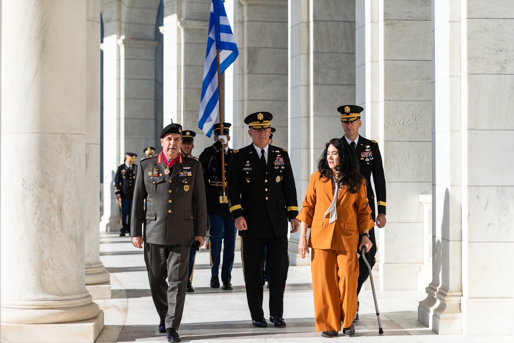 Greek CPV Wreath Ceremony