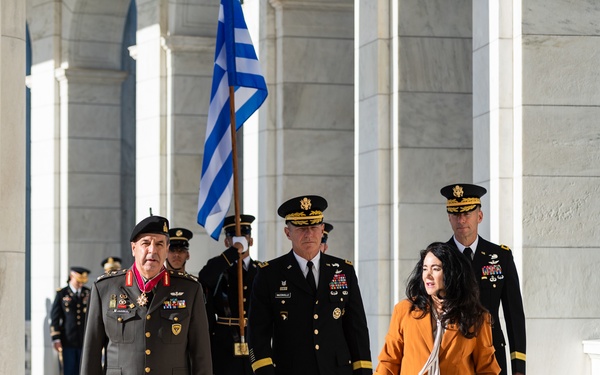 Greek CPV Wreath Ceremony
