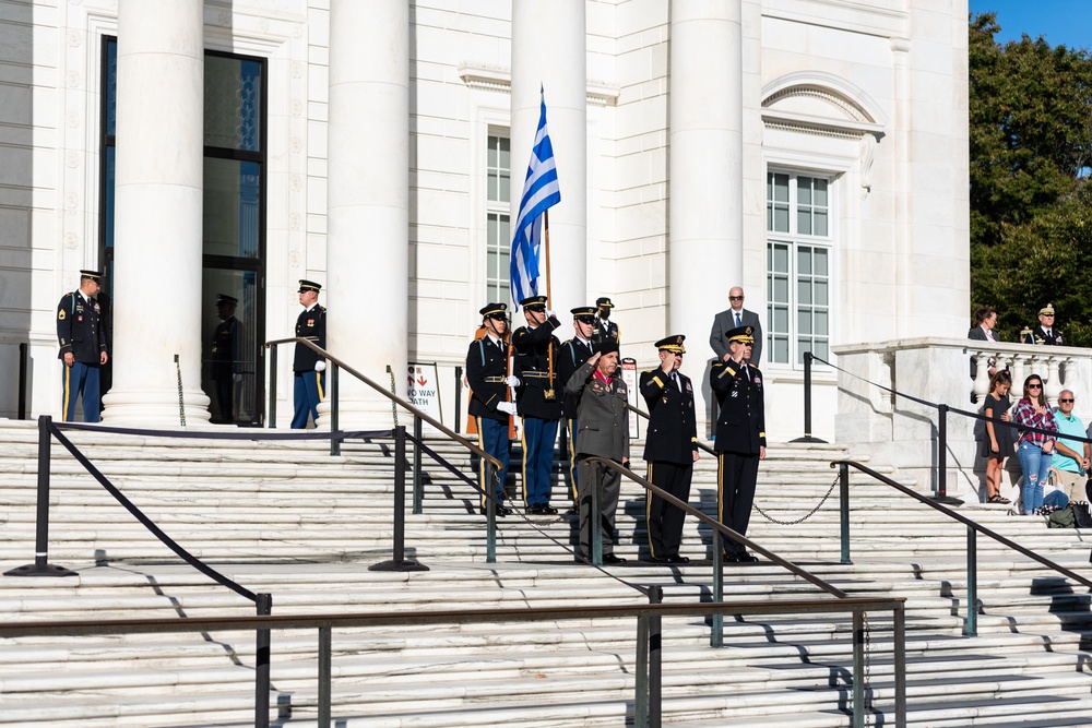 Greek CPV Wreath Ceremony