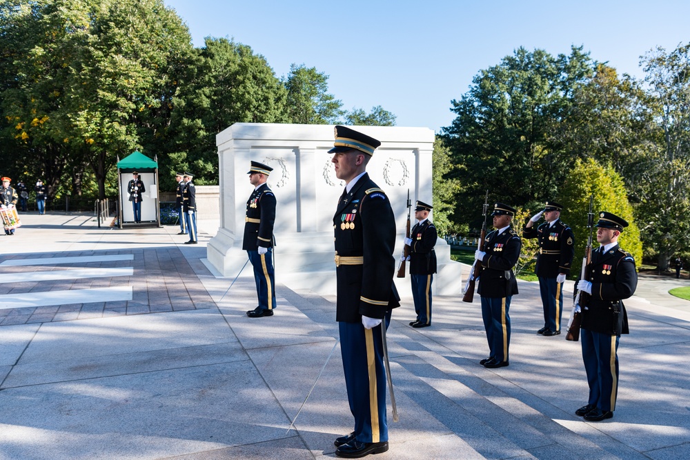 Greek CPV Wreath Ceremony