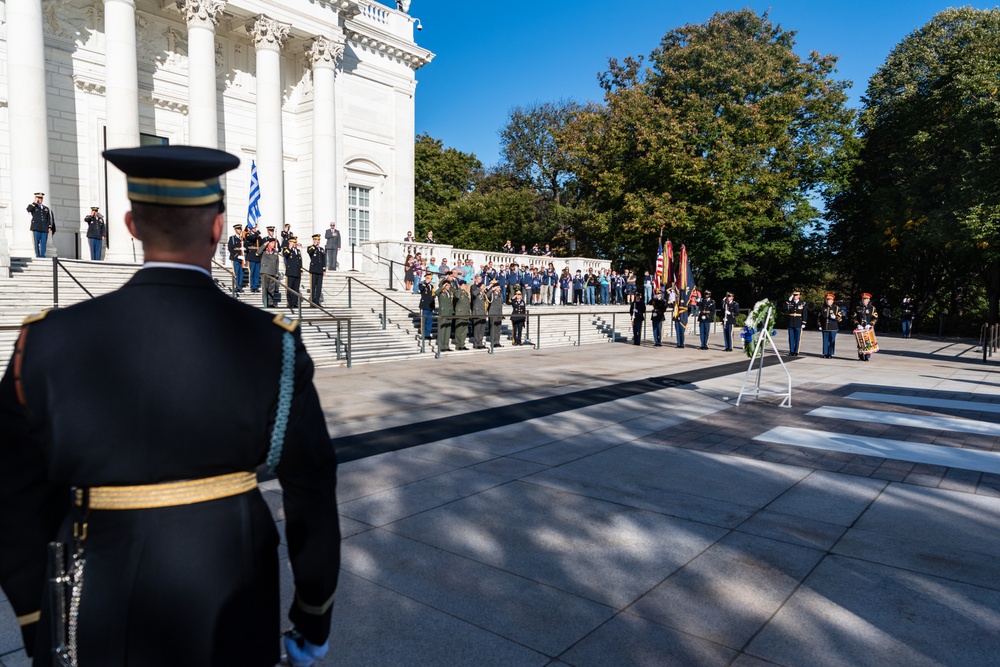 Greek CPV Wreath Ceremony