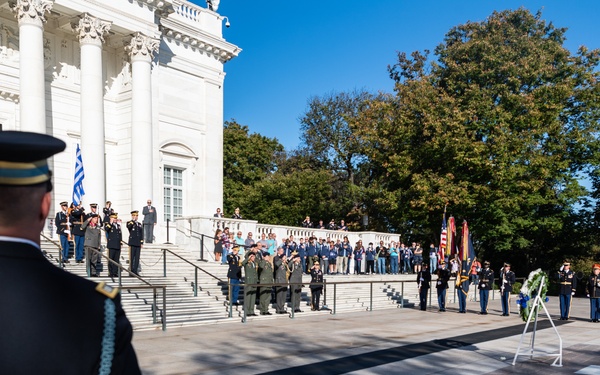 Greek CPV Wreath Ceremony