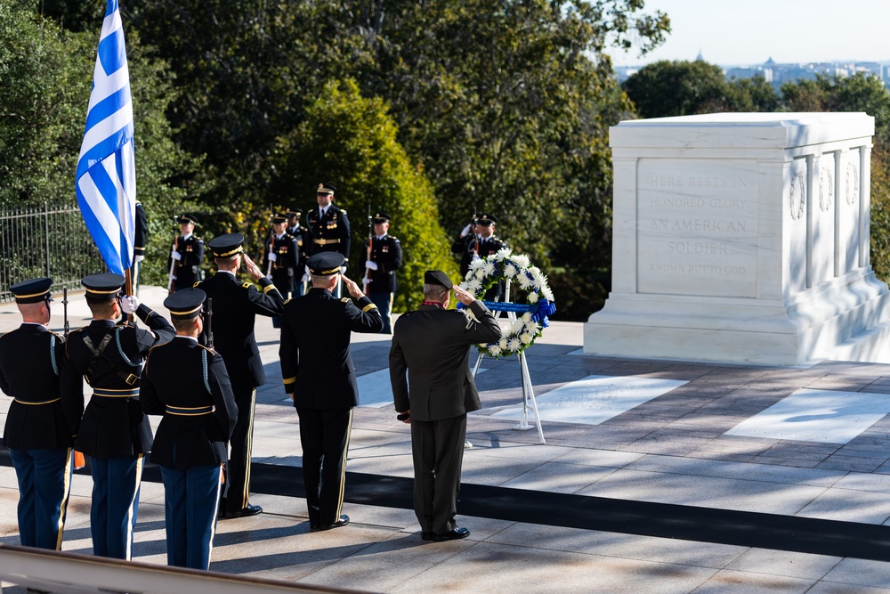 Greek CPV Wreath Ceremony