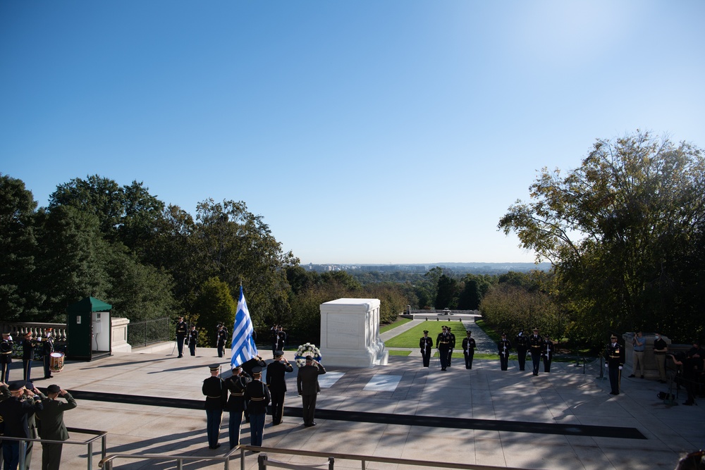 Greek CPV Wreath Ceremony