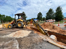 Long awaited road repairs start at Fort Bragg