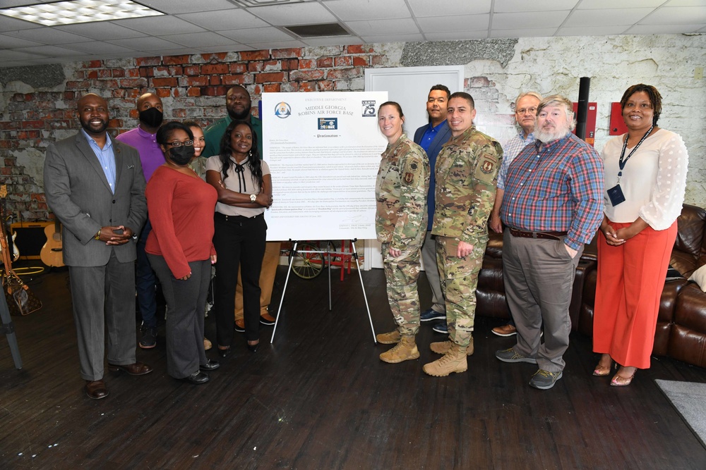 Juneteenth Proclamation signing